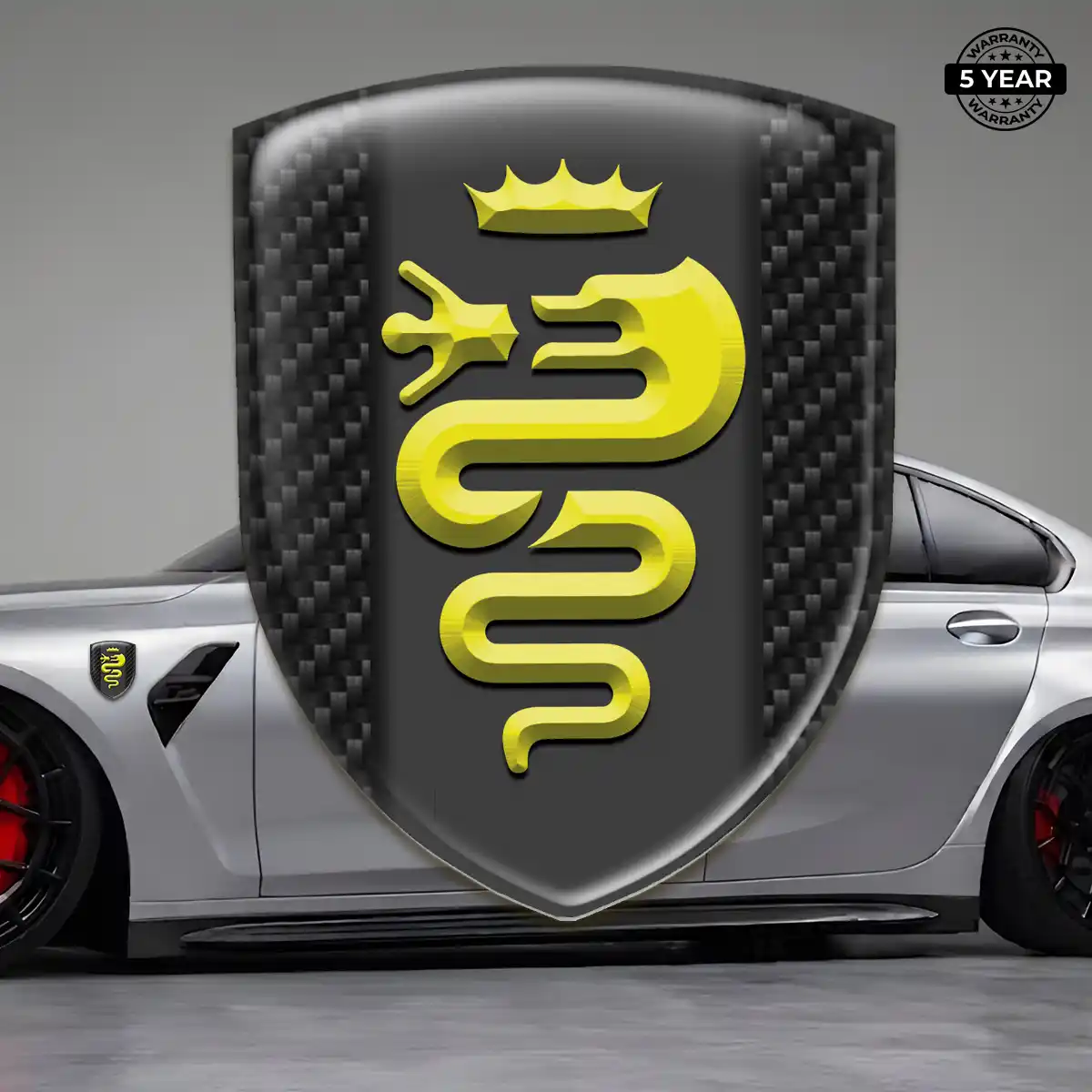 Alfa Romeo Car Logo Decal Prime Quality