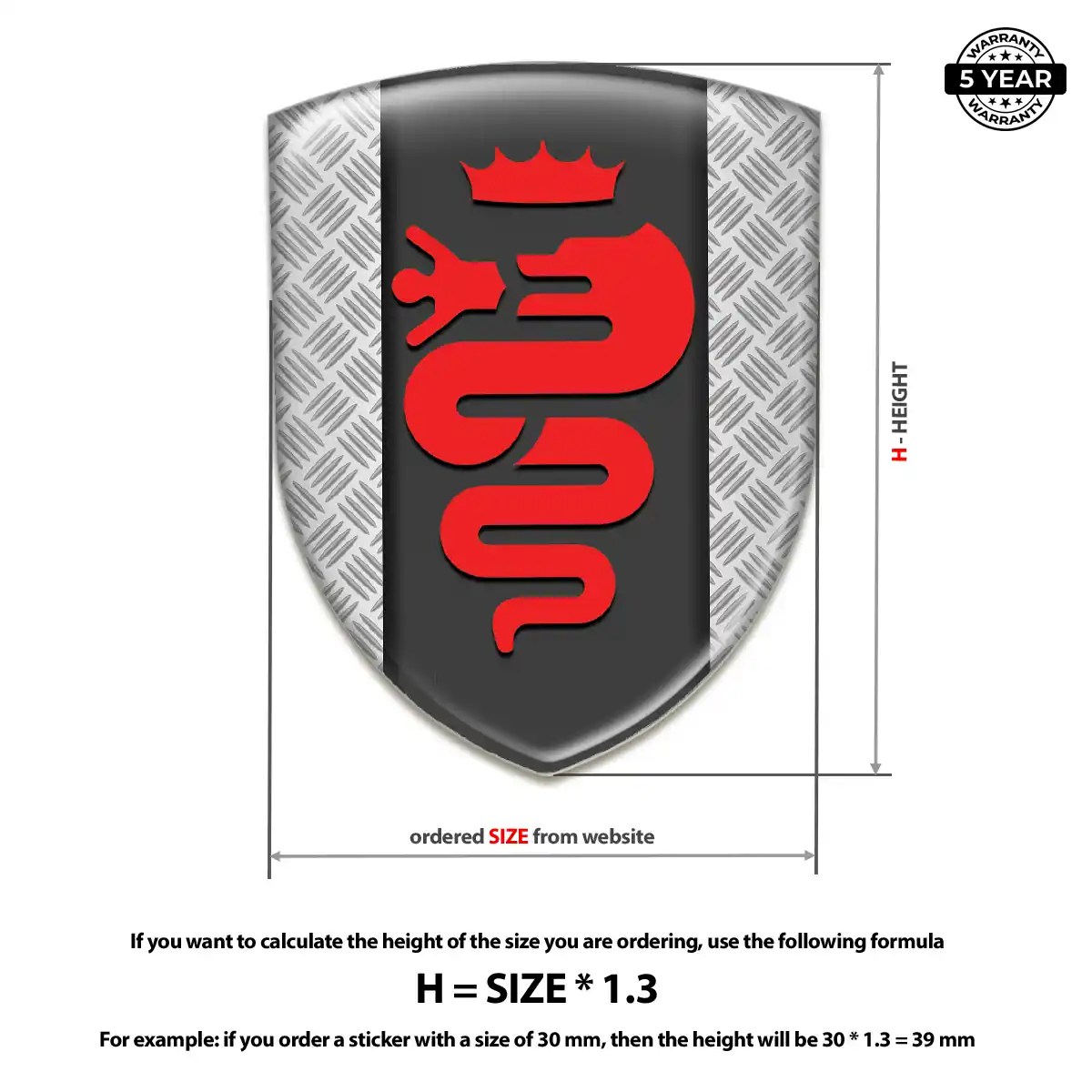 Alfa Romeo Car Logo Decal Sleek Style