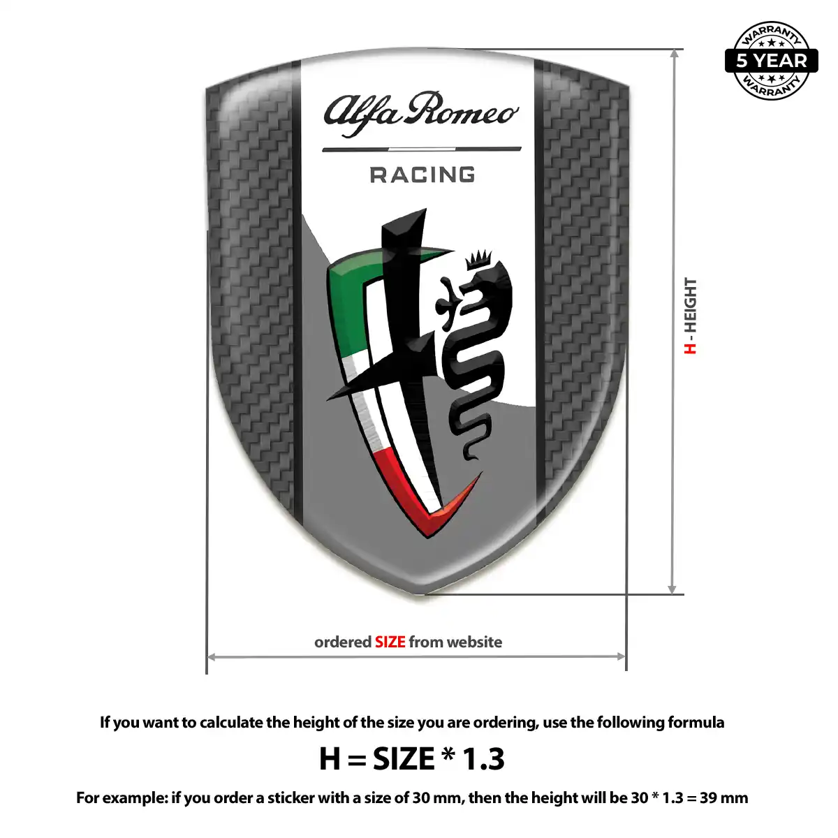 Alfa Romeo Crest Emblem Elite Finish