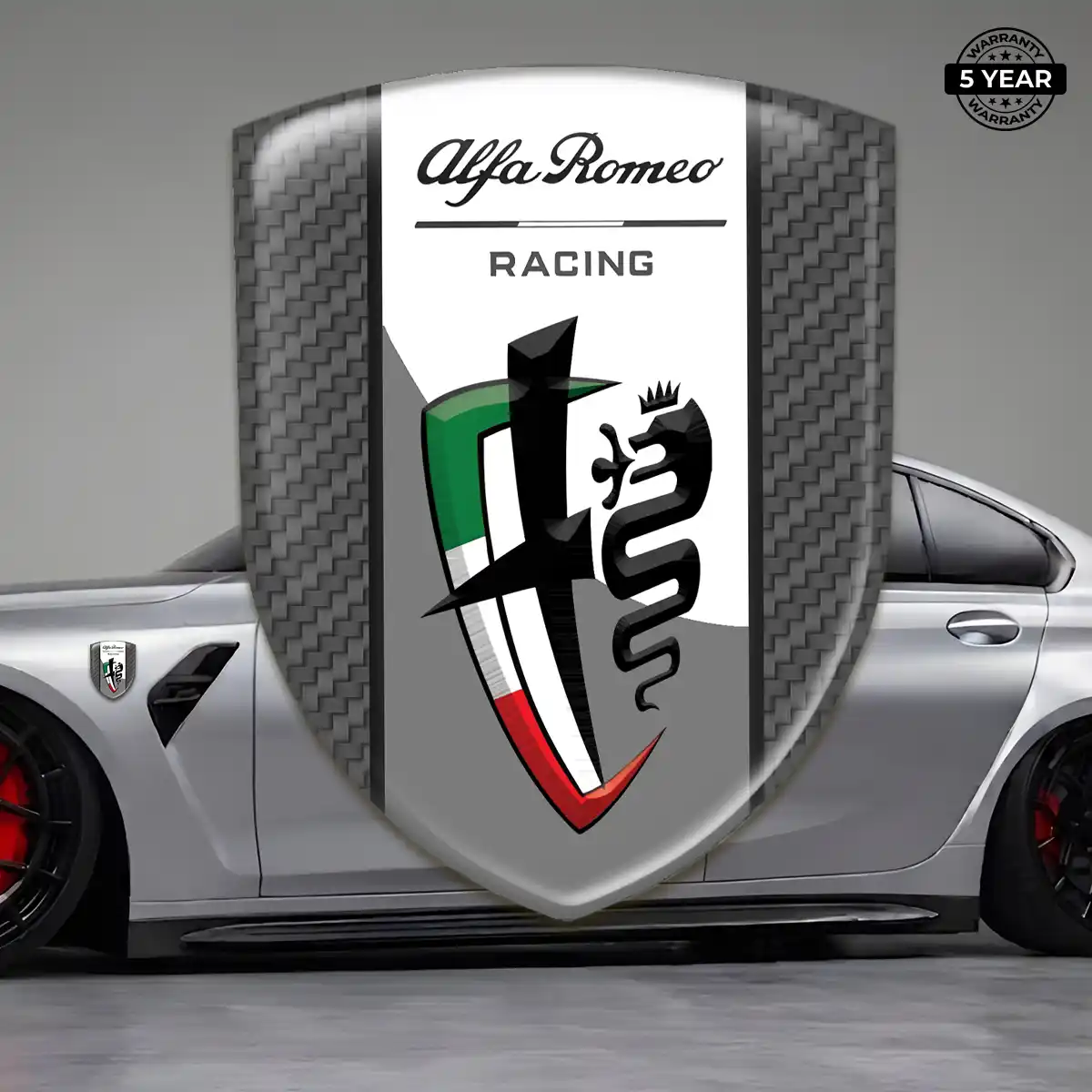 Alfa Romeo Crest Emblem Elite Finish
