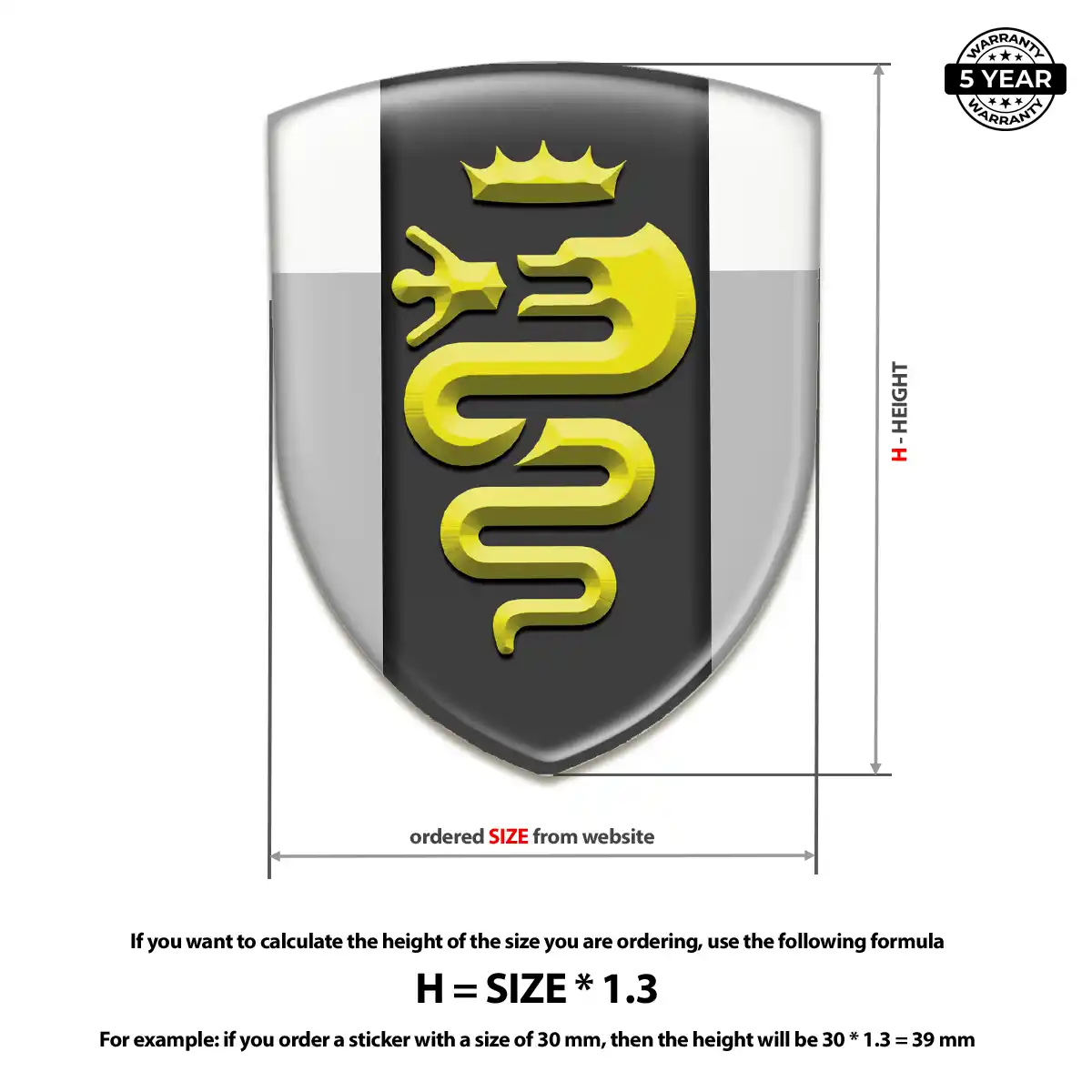 Alfa Romeo Crest Emblem Prime Quality