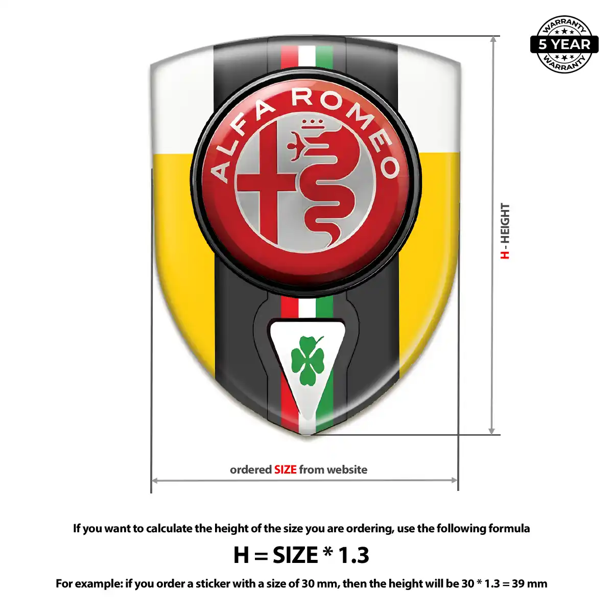Alfa Romeo Crest Emblem Refined Design