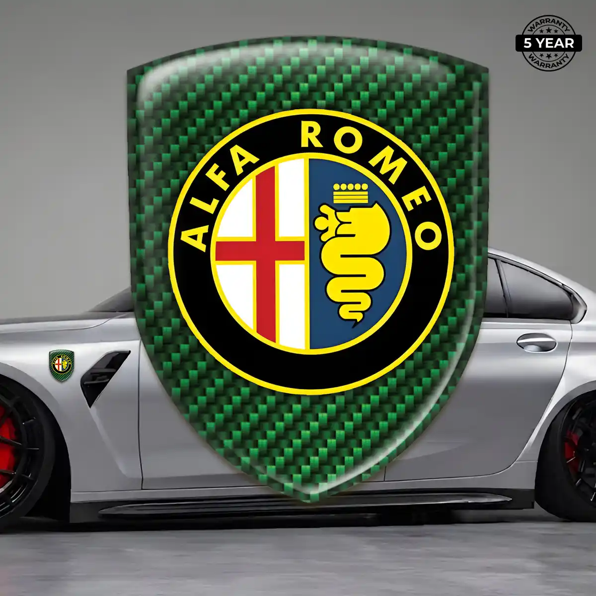 Alfa Romeo Crest Logo Emblem Deluxe Edition
