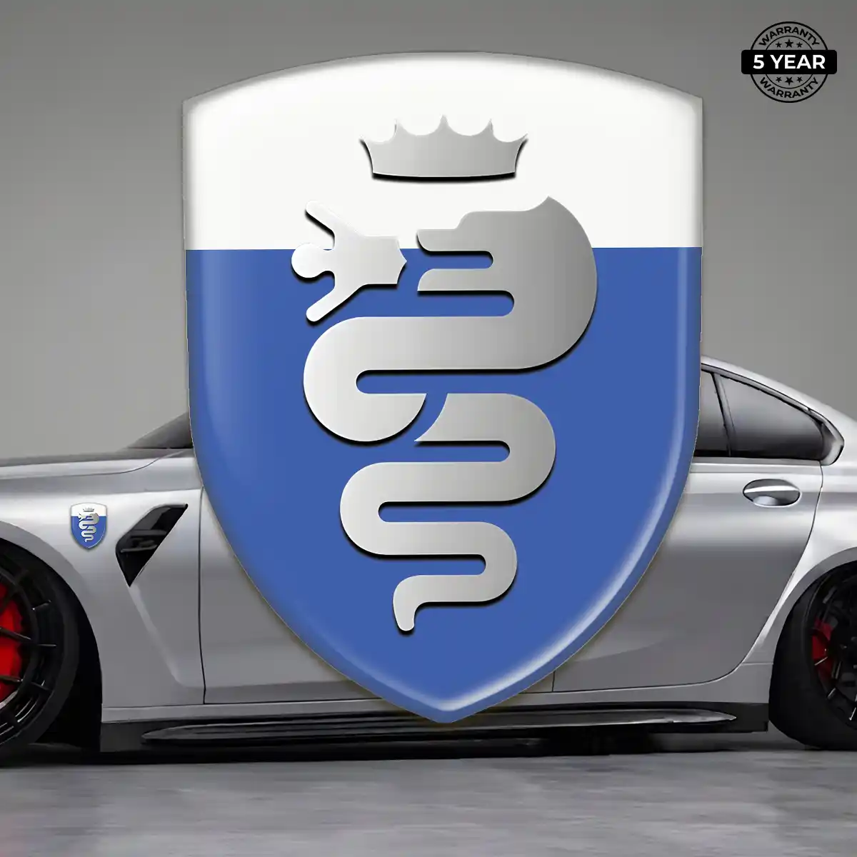 Alfa Romeo Crest Logo Emblem Exclusive Series