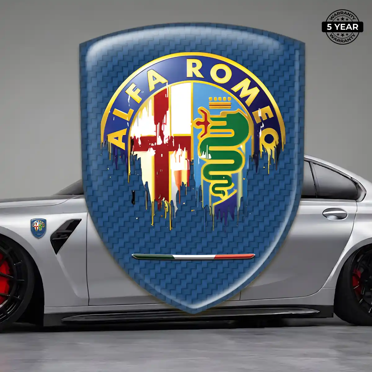 Alfa Romeo Crest Logo Emblem Prestige Line