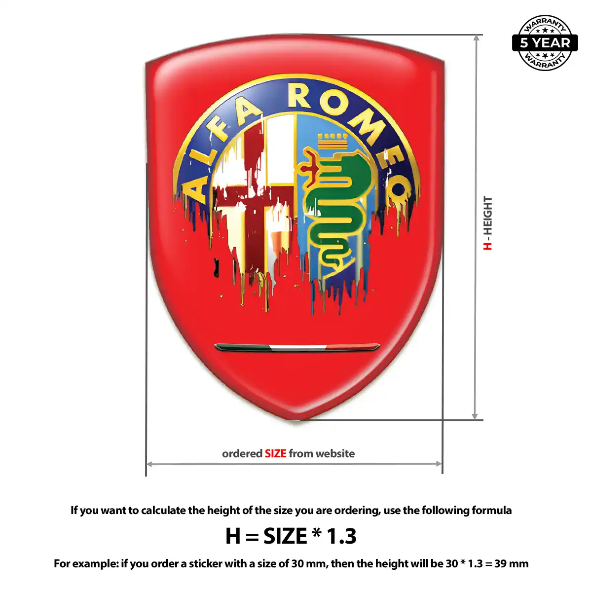 Alfa Romeo Crest Logo Emblem Prime Quality
