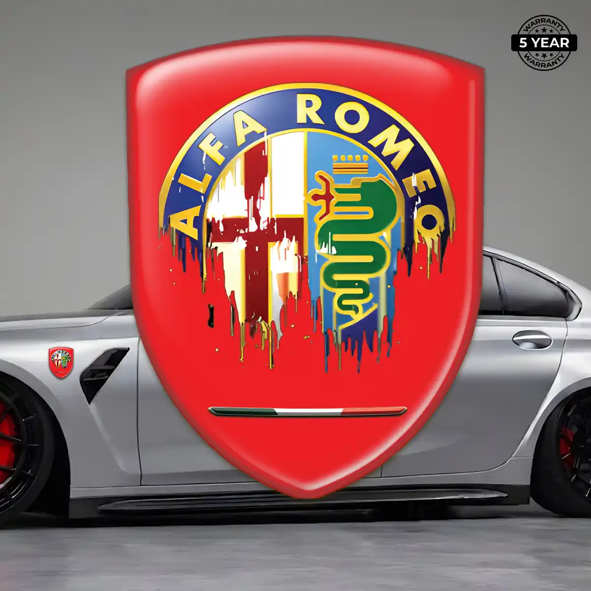 Alfa Romeo Crest Logo Emblem Prime Quality
