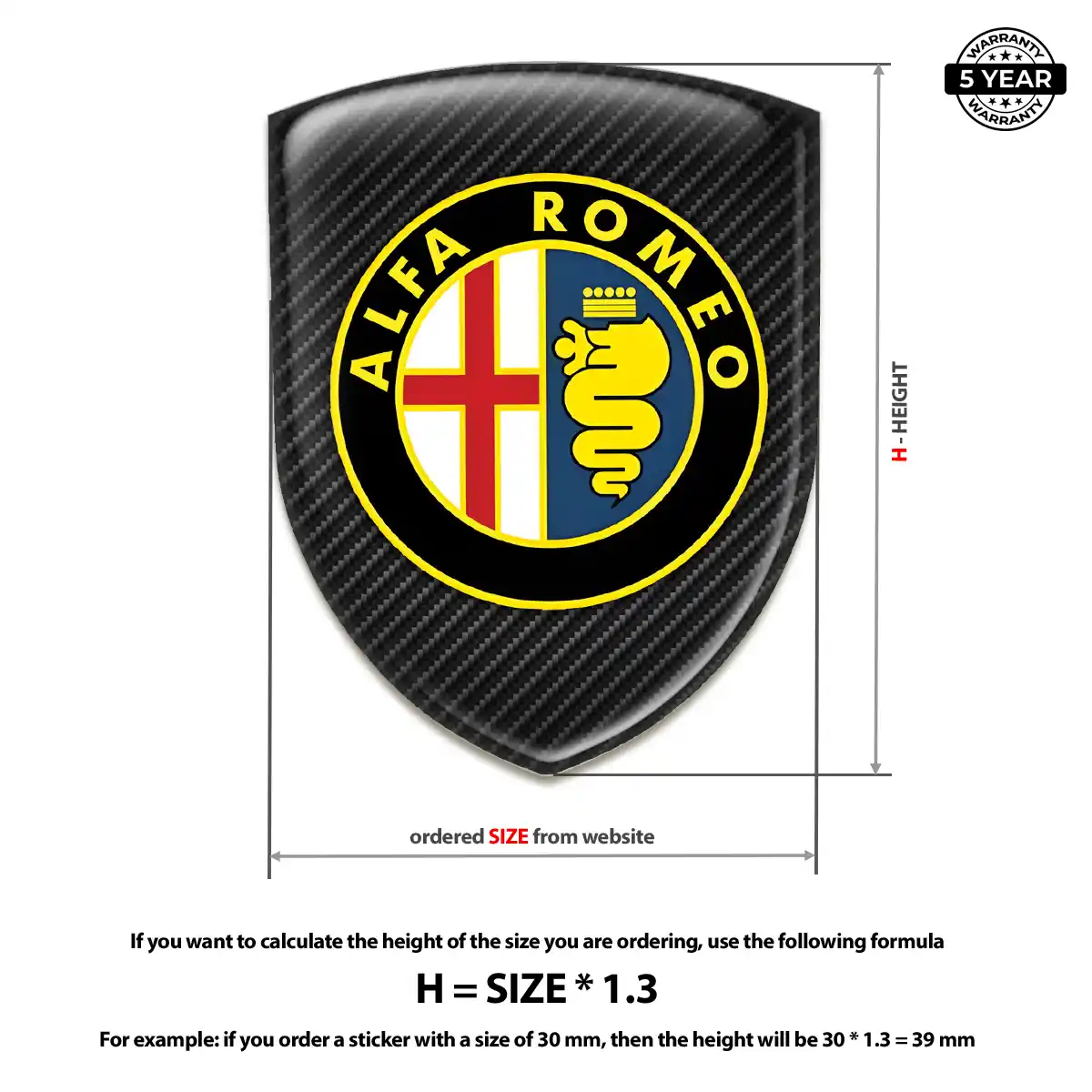 Alfa Romeo Crest Logo Emblem Superior Craft