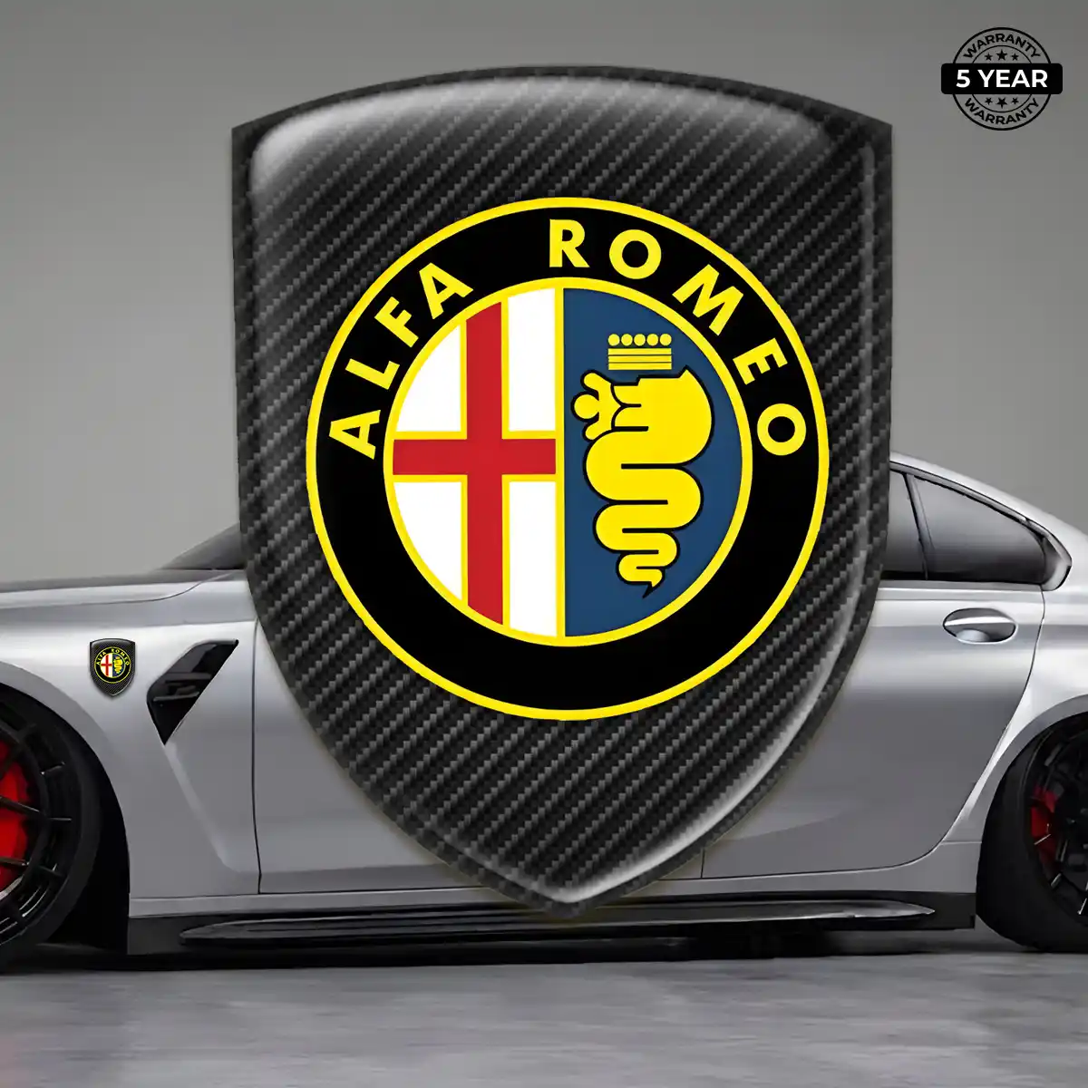 Alfa Romeo Crest Logo Emblem Superior Craft