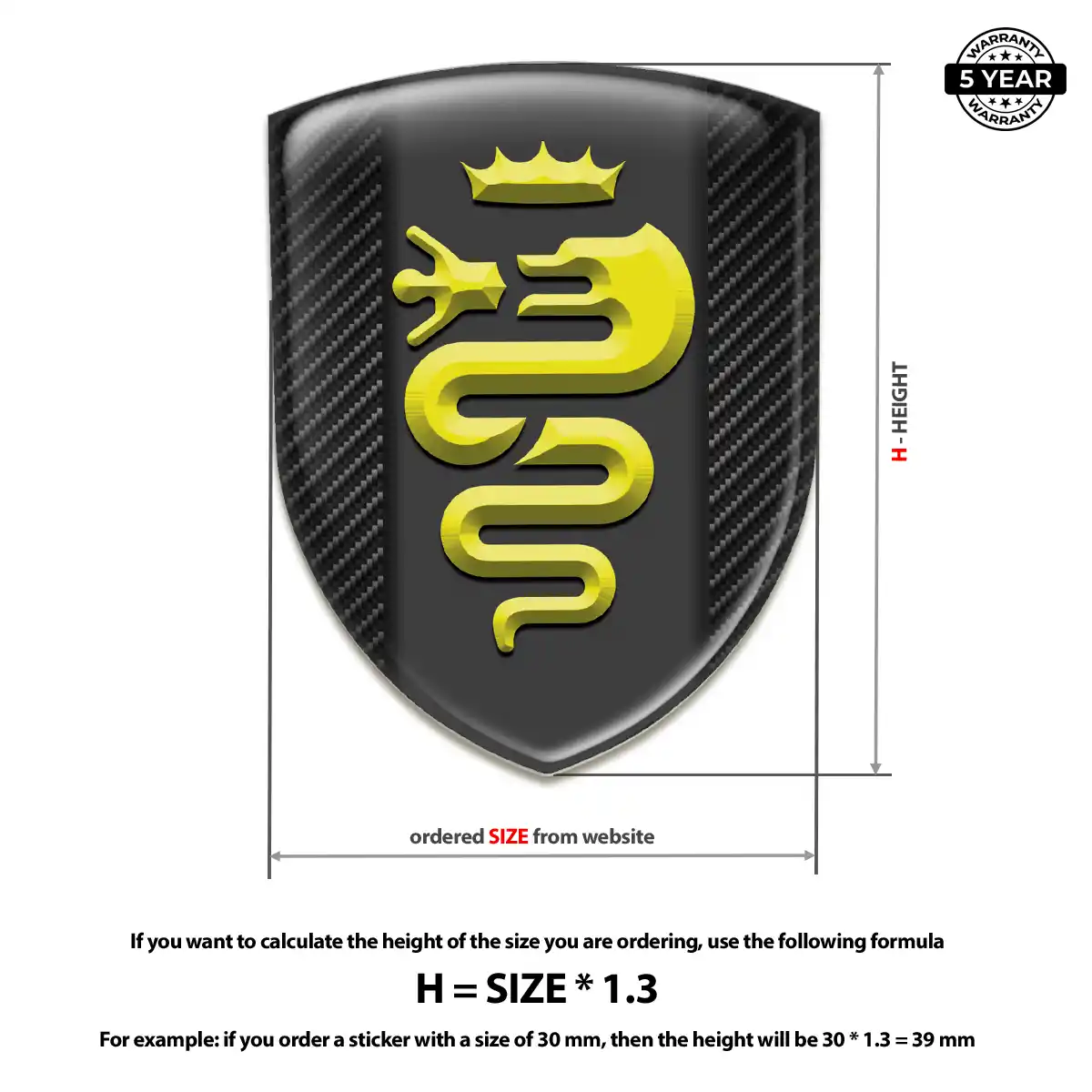 Alfa Romeo Domed Badge Superior Craft