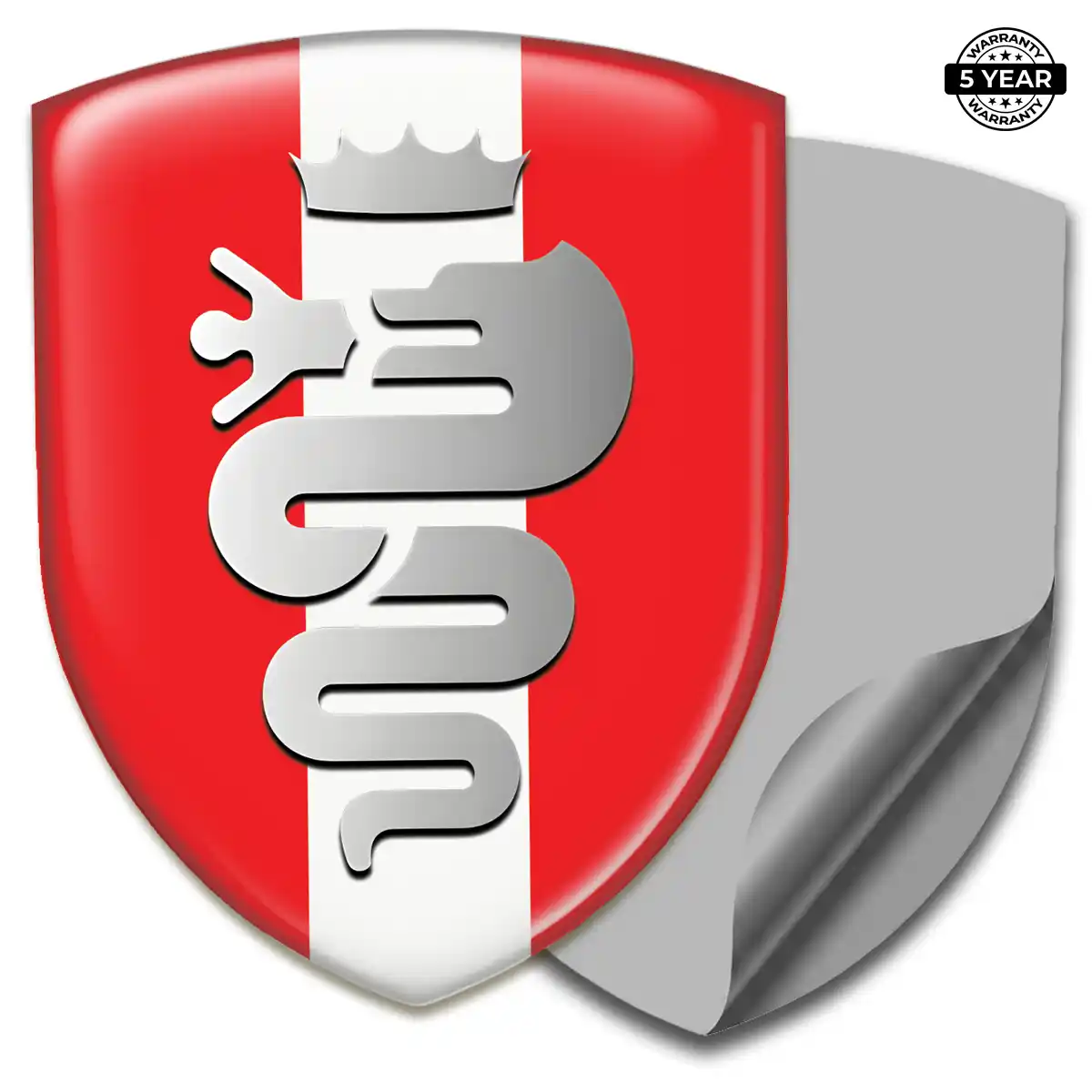 Alfa Romeo Domed Car Sticker Superior Craft
