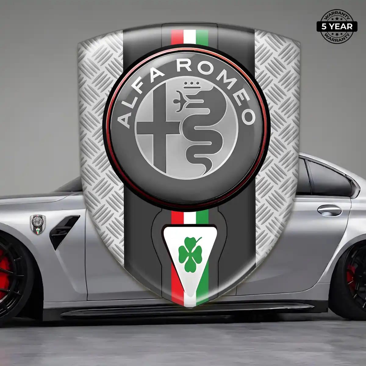 Alfa Romeo Domed Decal Exclusive Series