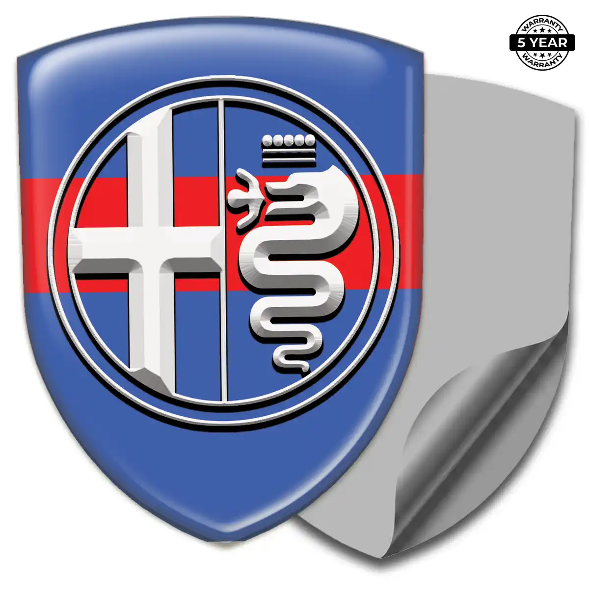Alfa Romeo Domed Decal Prime Quality
