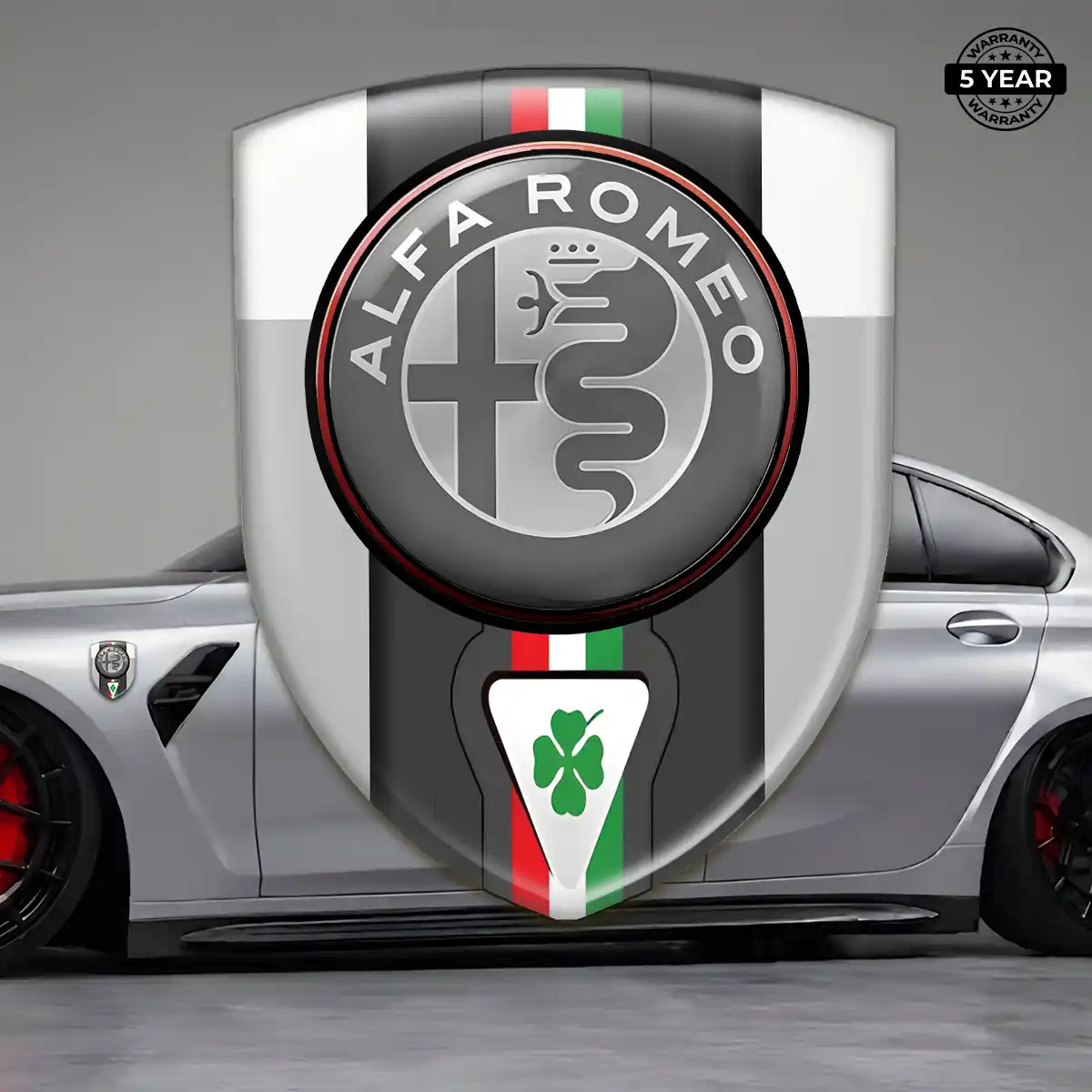 Alfa Romeo Domed Decal Superior Craft