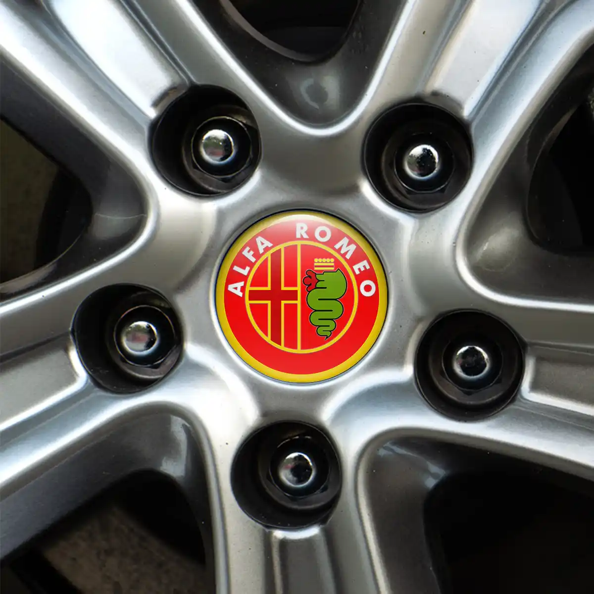 Alfa Romeo Domed Emblem Self-Adhesive Limited Edition
