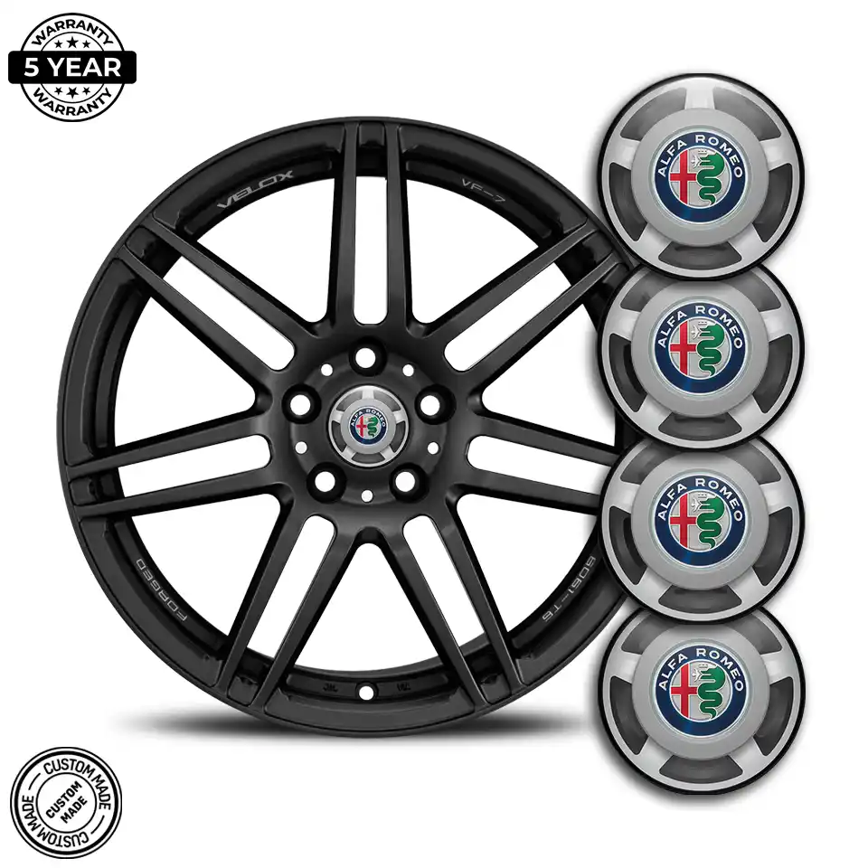 Alfa Romeo Domed Emblem Self-Adhesive Premium Quality