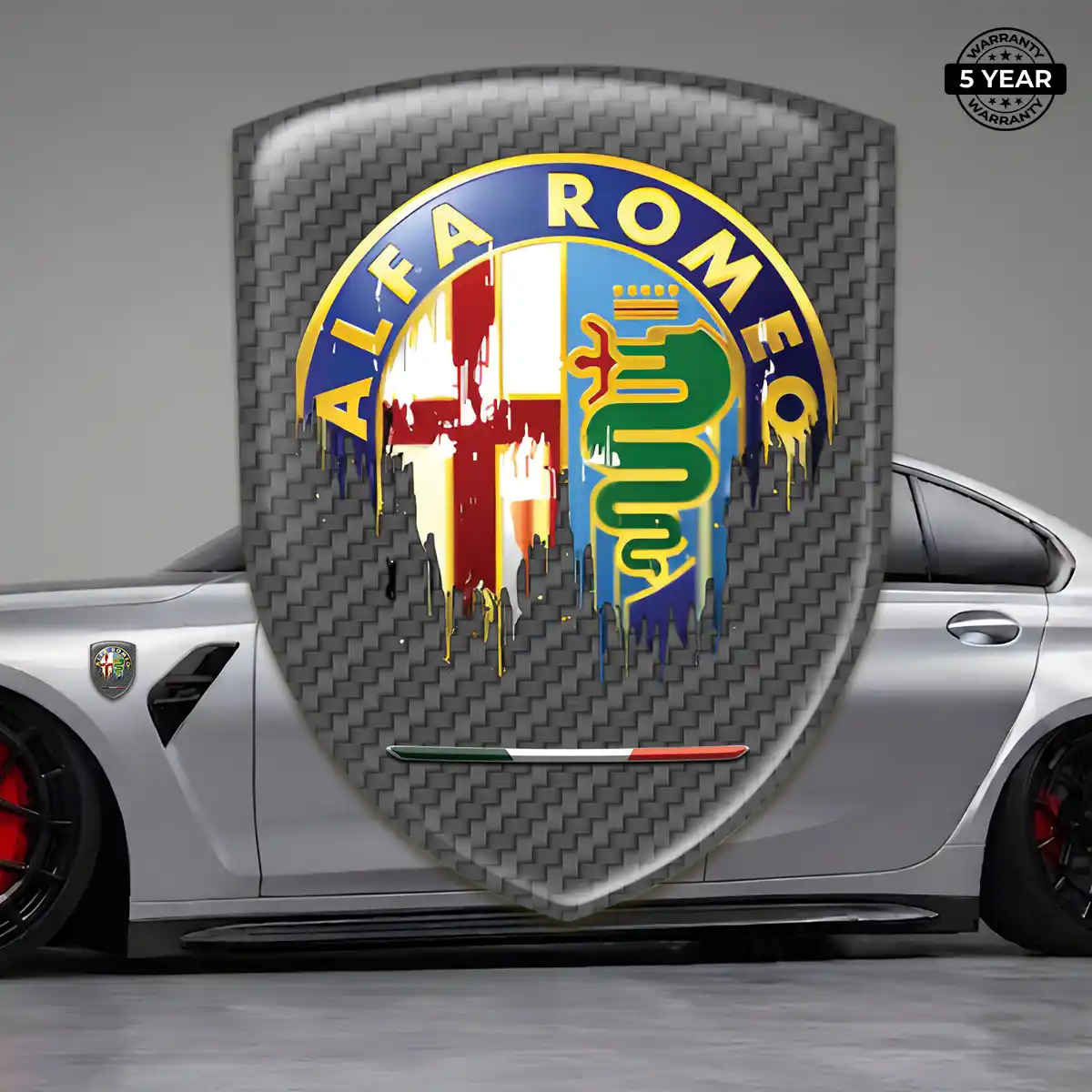 Alfa Romeo Domed Emblem Superior Craft