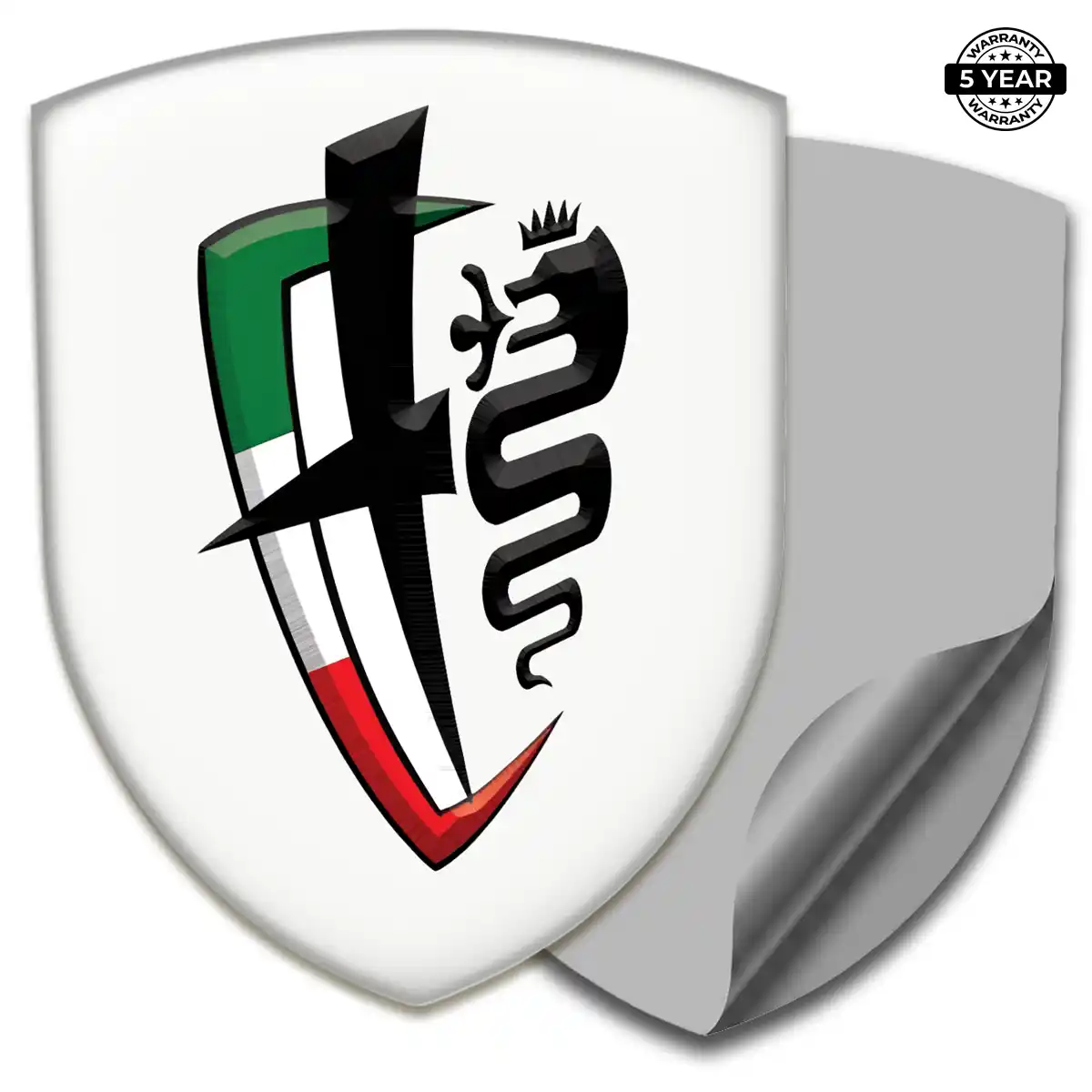 Alfa Romeo Domed Logo Decal Exclusive Series