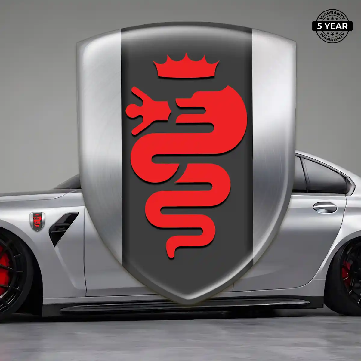 Alfa Romeo Domed Logo Sticker Exclusive Series