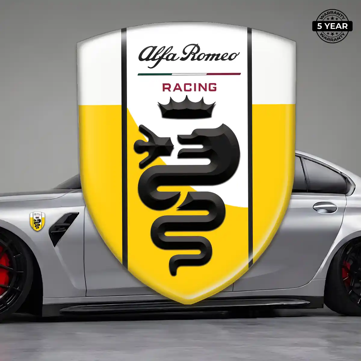Alfa Romeo Domed Logo Sticker Signature Grade