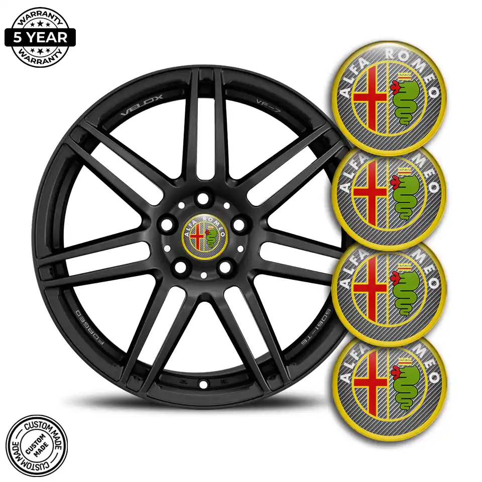 Alfa Romeo Domed Sticker Premium Edition