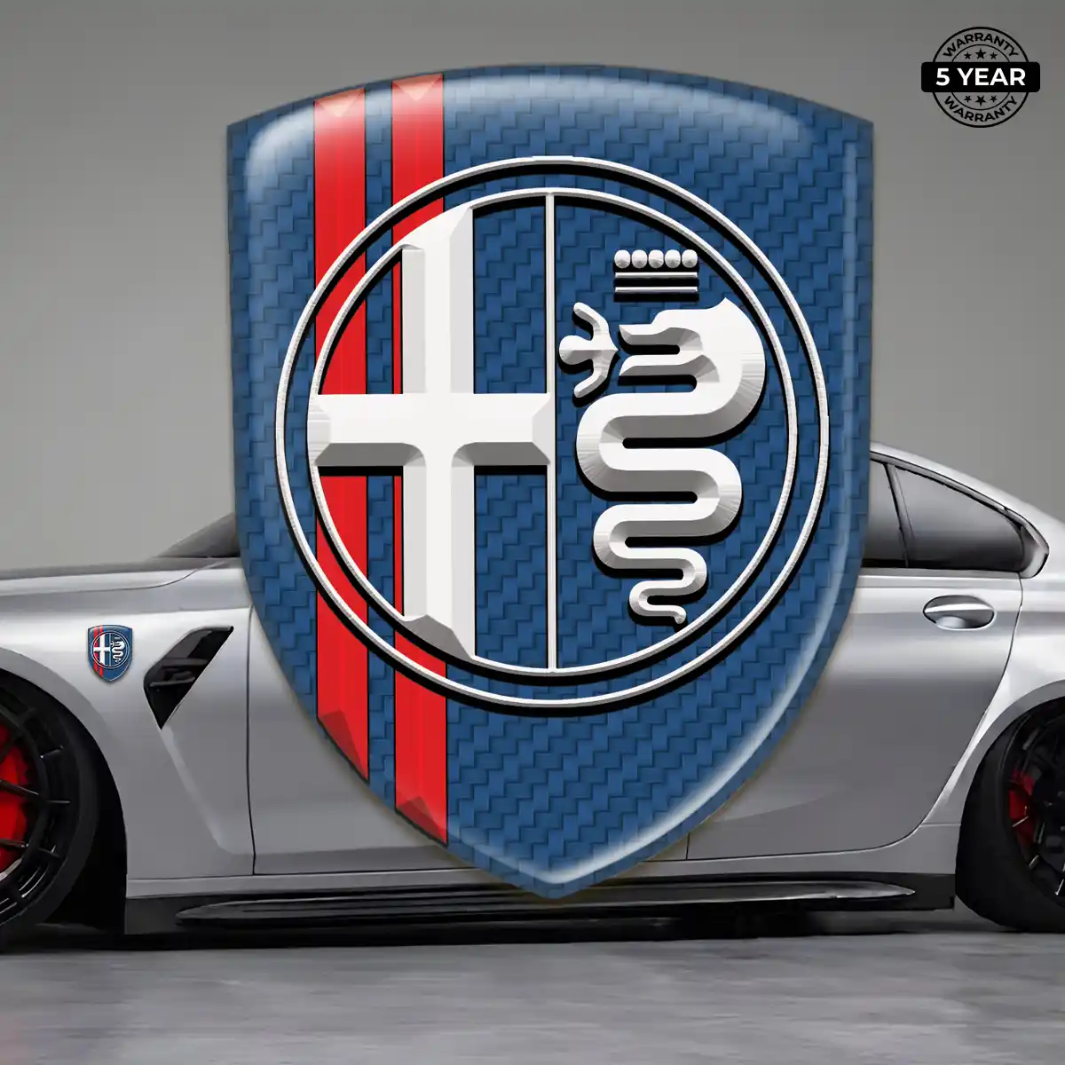 Alfa Romeo Emblem Badge Elite Edition