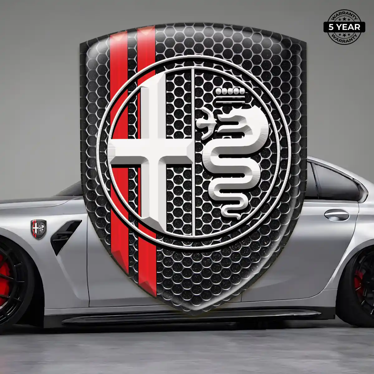 Alfa Romeo Emblem Badge Logo Deluxe Edition