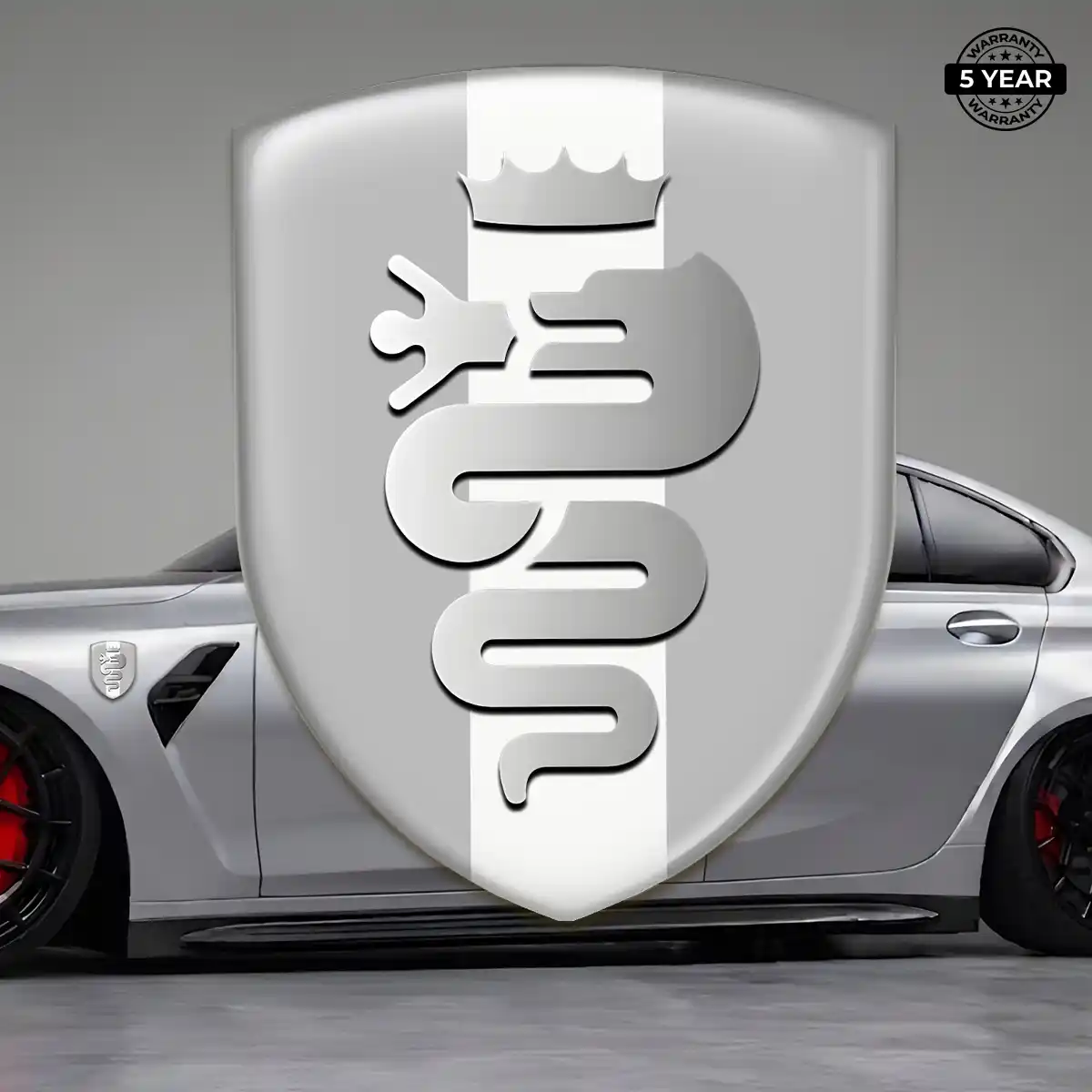 Alfa Romeo Emblem Badge Logo Elite Finish