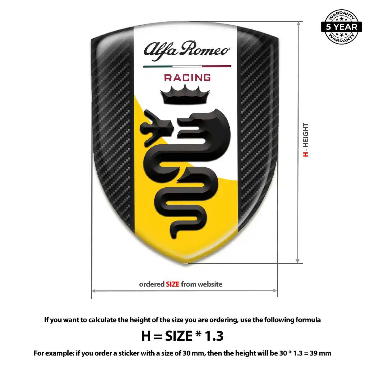 Alfa Romeo Emblem Badge Logo Prime Quality