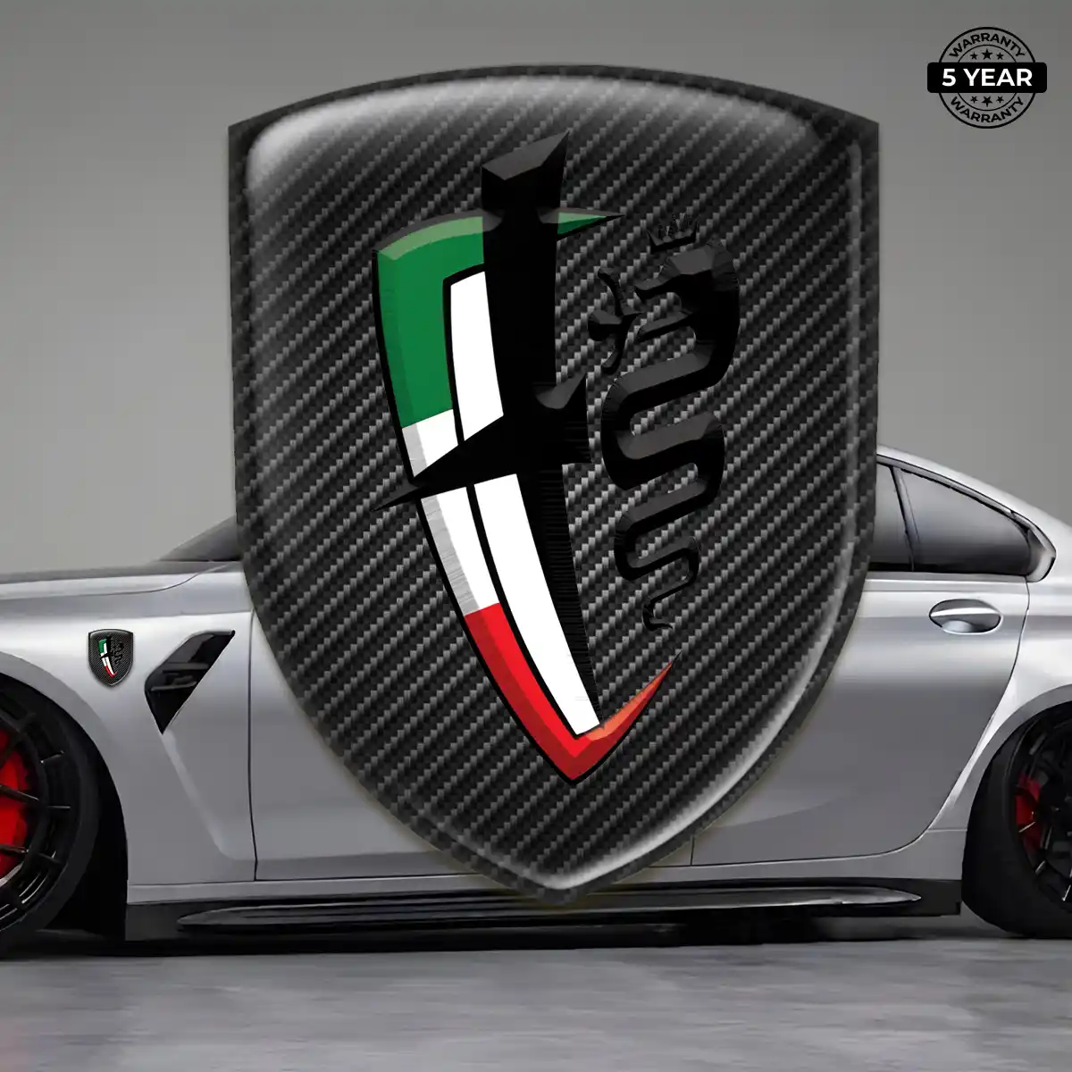 Alfa Romeo Emblem Badge Logo Sleek Style