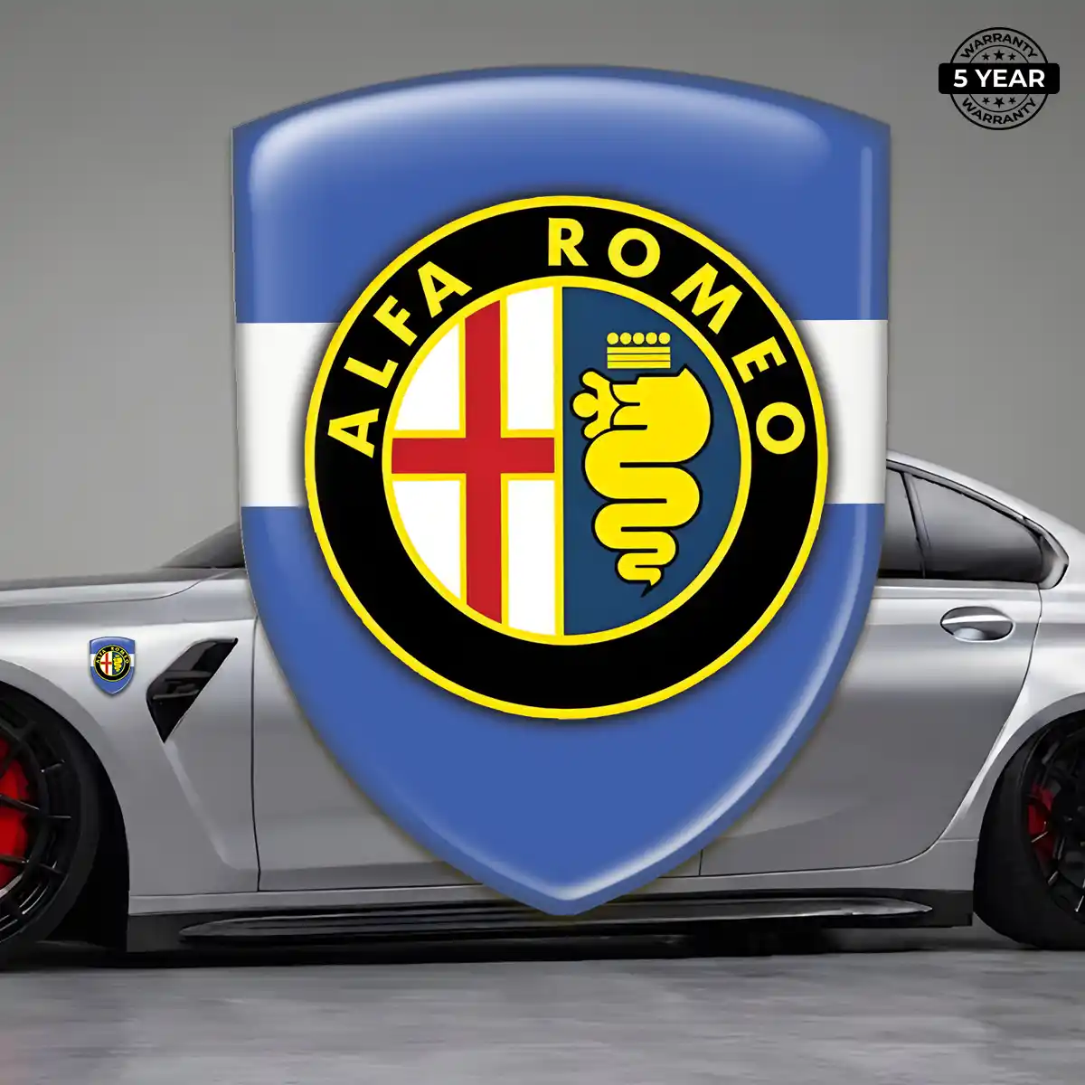 Alfa Romeo Emblem Badge Logo Superior Craft