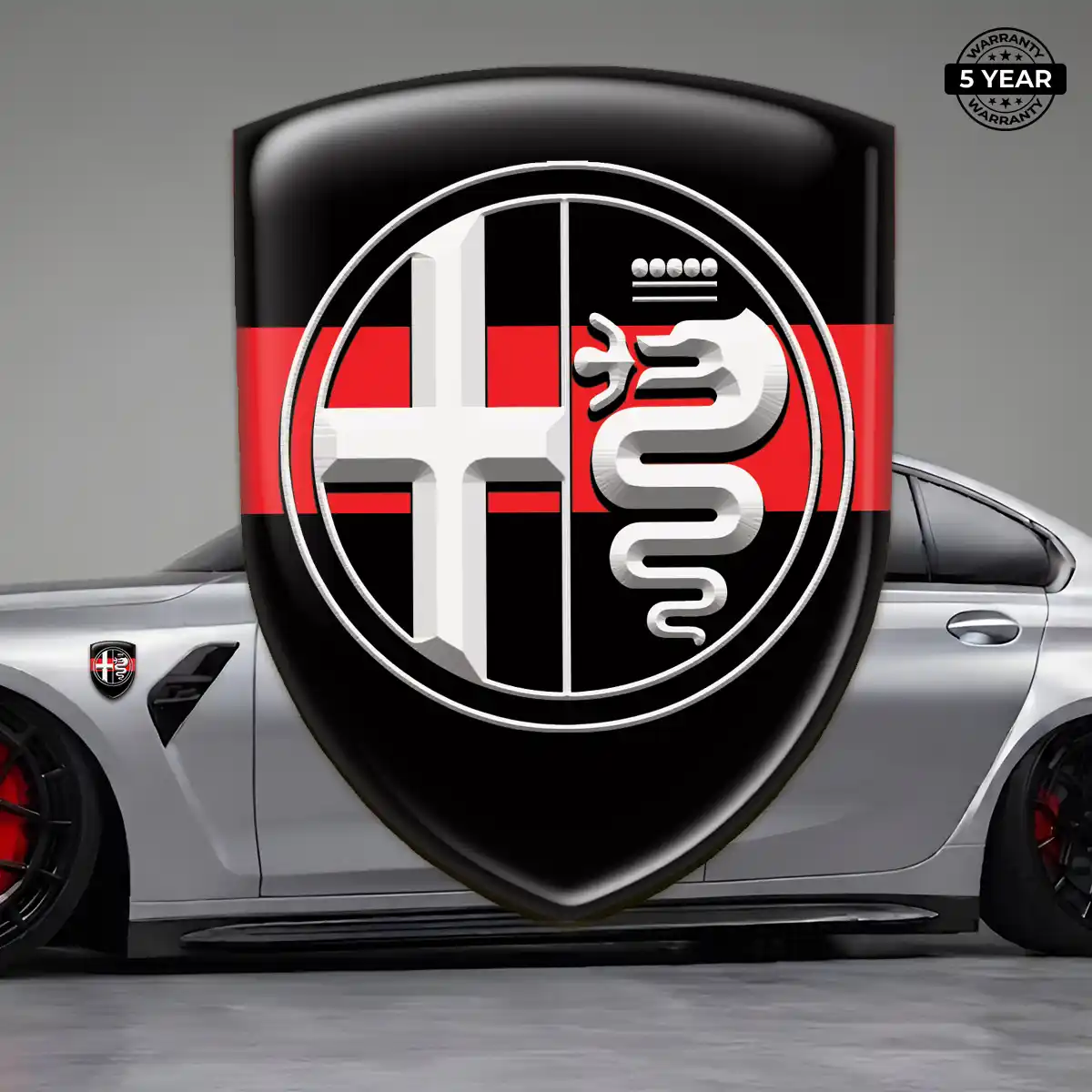Alfa Romeo Emblem Badge Prime Quality