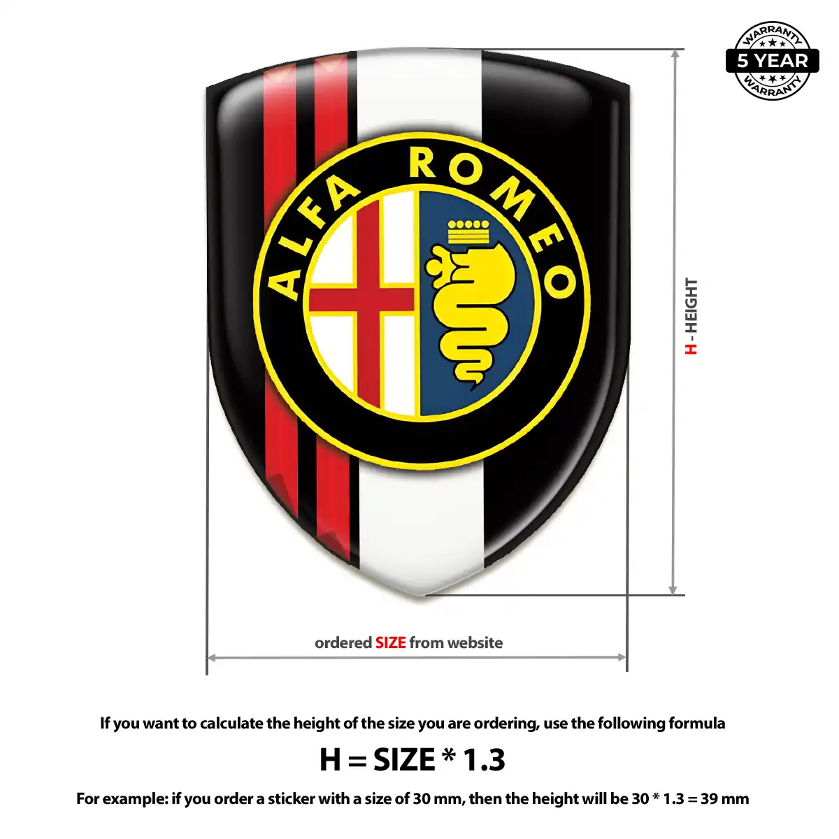 Alfa Romeo Emblem Badge Refined Design