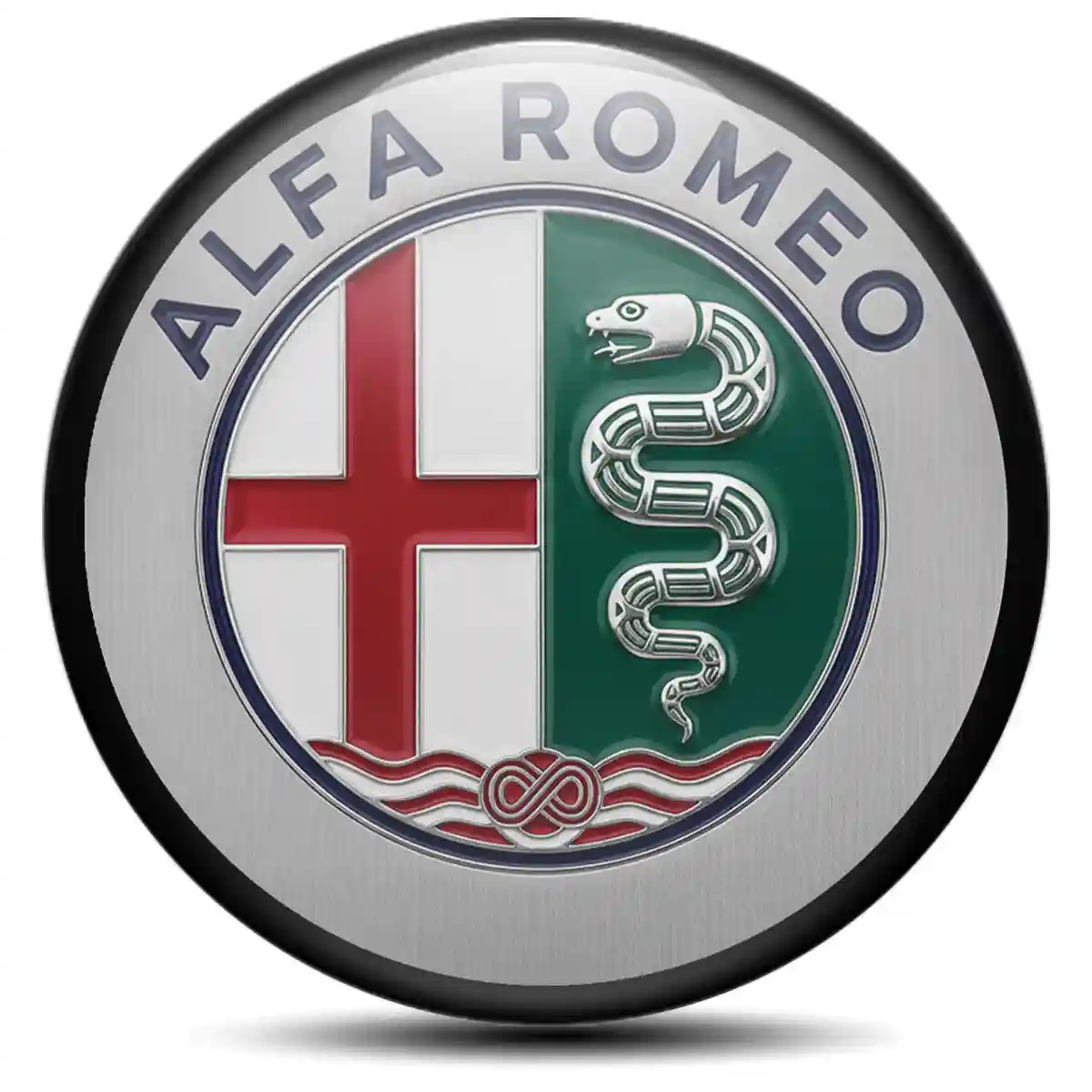 Alfa Romeo Emblem Badge Self-Adhesive Sleek Style