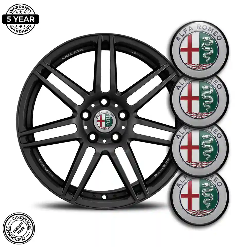 Alfa Romeo Emblem Badge Self-Adhesive Sleek Style