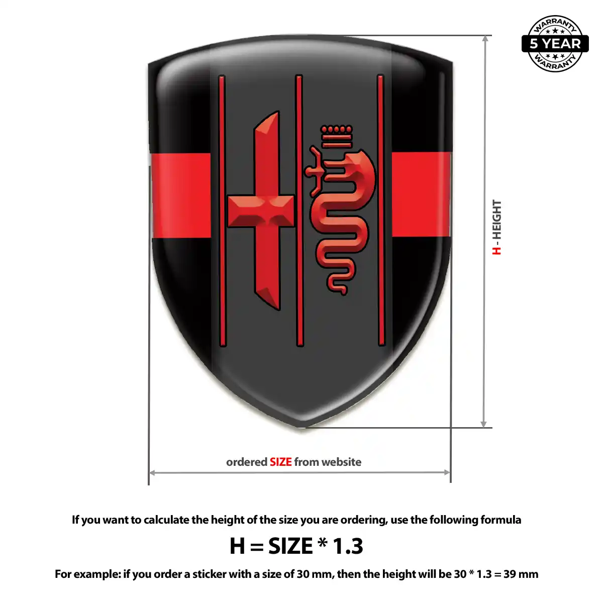 Alfa Romeo Emblem Badge Superior Craft