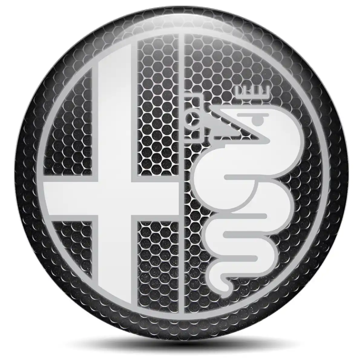 Alfa Romeo Emblem Center Hup Cap Luxury Edition