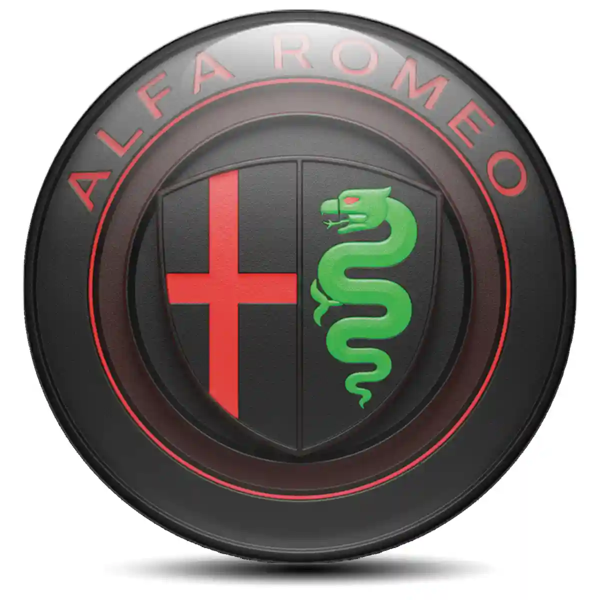 Alfa Romeo Emblem Center Hup Cap Sleek Style