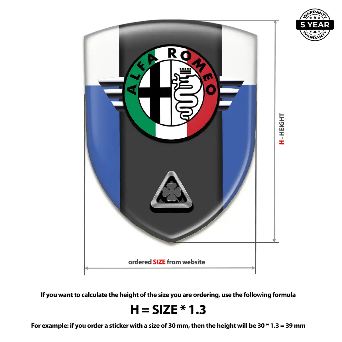 Alfa Romeo Emblem Crest Deluxe Edition