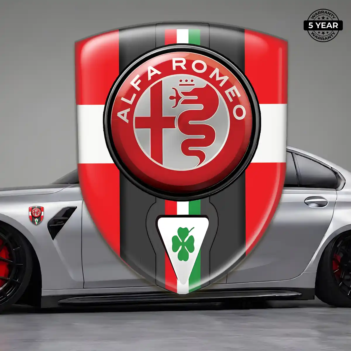 Alfa Romeo Emblem Crest Signature Grade