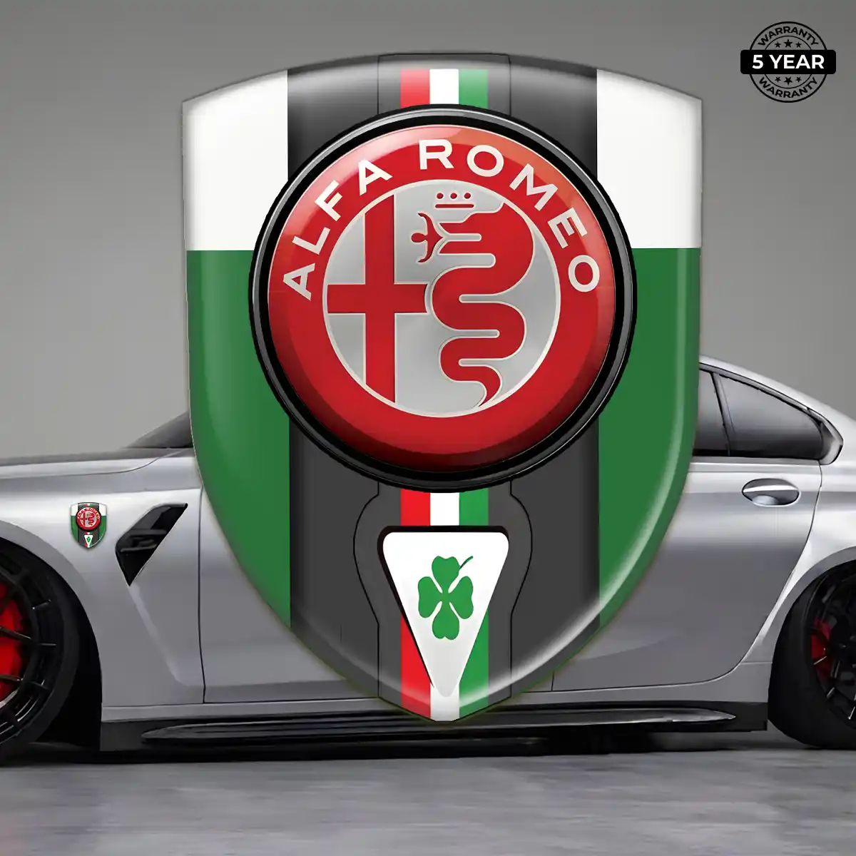 Alfa Romeo Emblem Domed Badge Exclusive Series