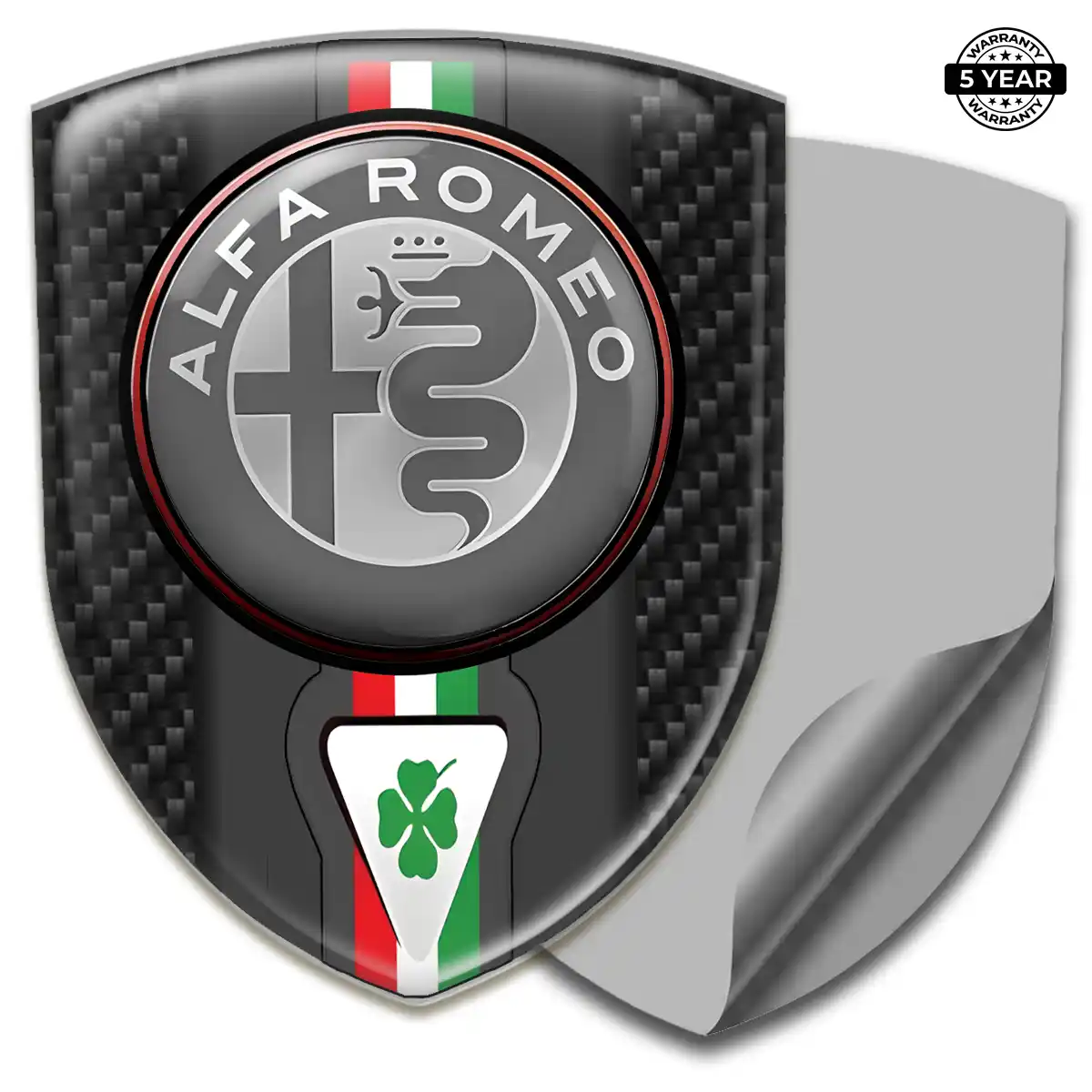 Alfa Romeo Emblem Domed Badge Prestige Line
