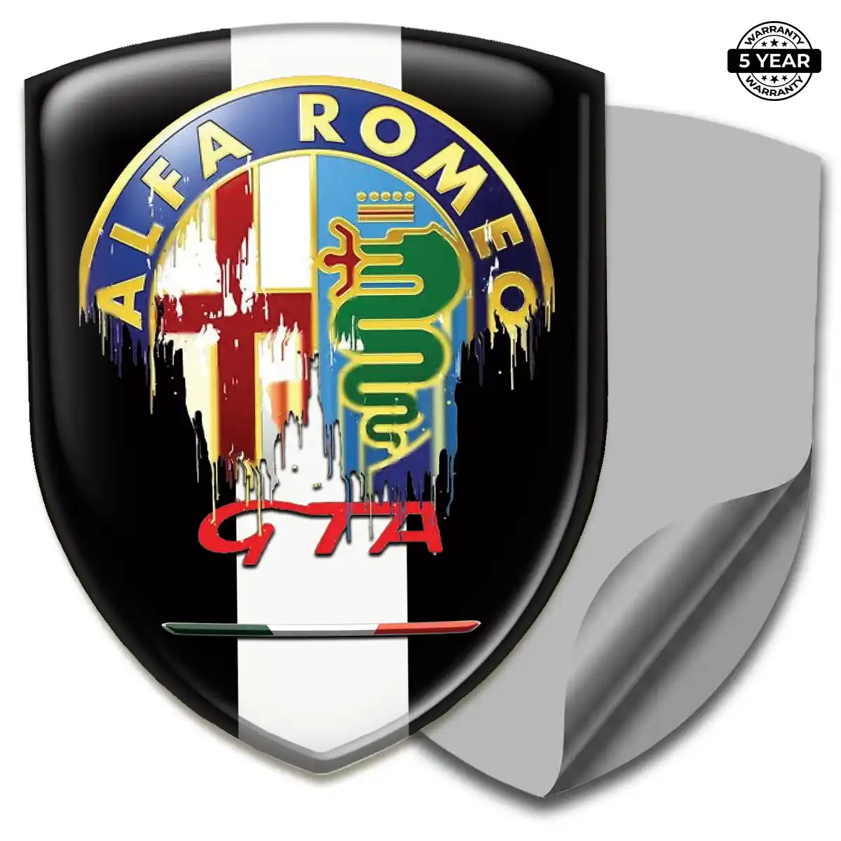 Alfa Romeo Emblem Logo Badge Deluxe Edition