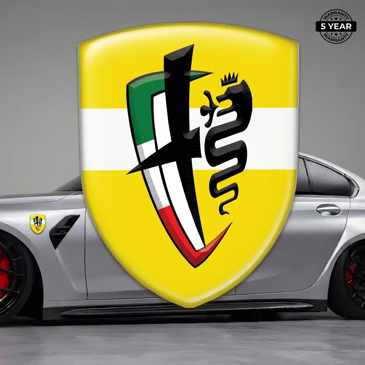 Alfa Romeo Emblem Logo Badge Refined Design