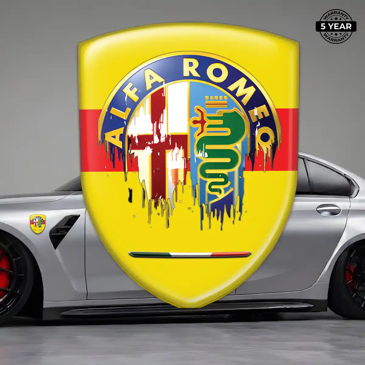 Alfa Romeo Emblem Logo Badge Sleek Style