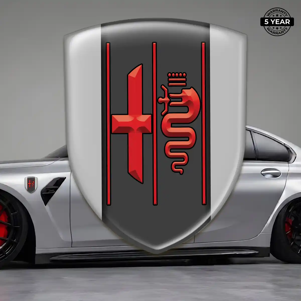 Alfa Romeo Emblem Logo Deluxe Edition