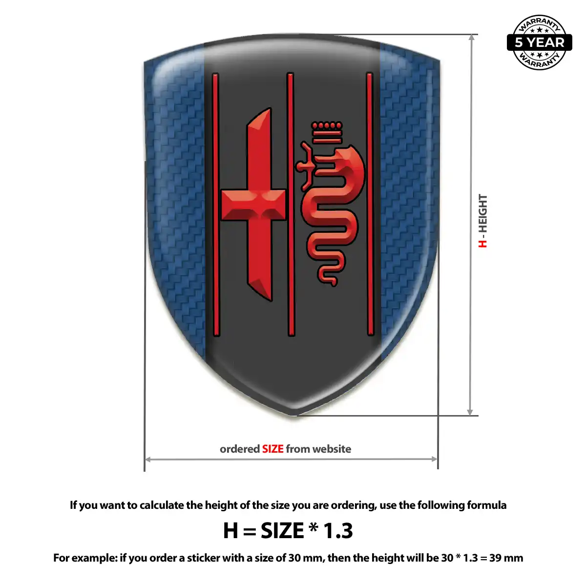 Alfa Romeo Emblem Logo Elite Finish