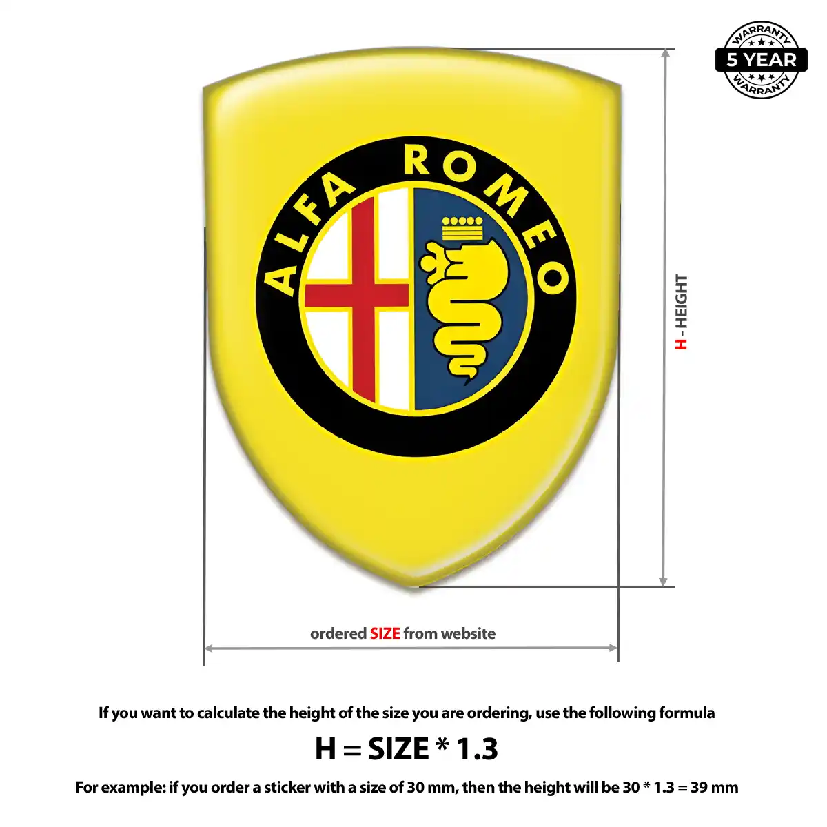 Alfa Romeo Emblem Logo Exclusive Series