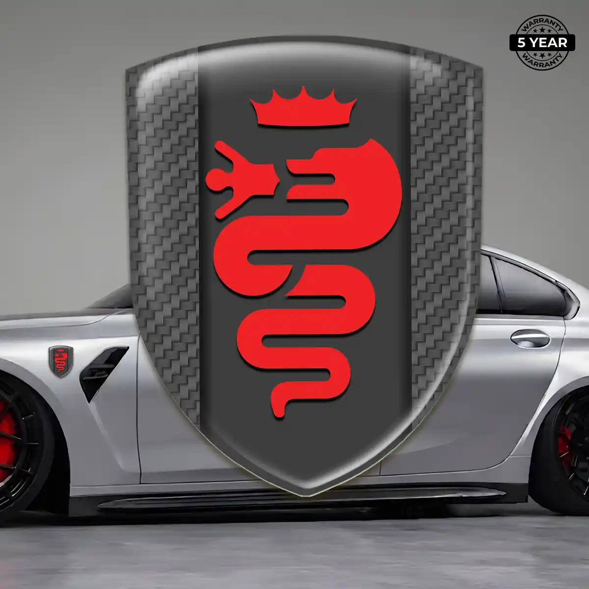 Alfa Romeo Emblem Logo Signature Grade