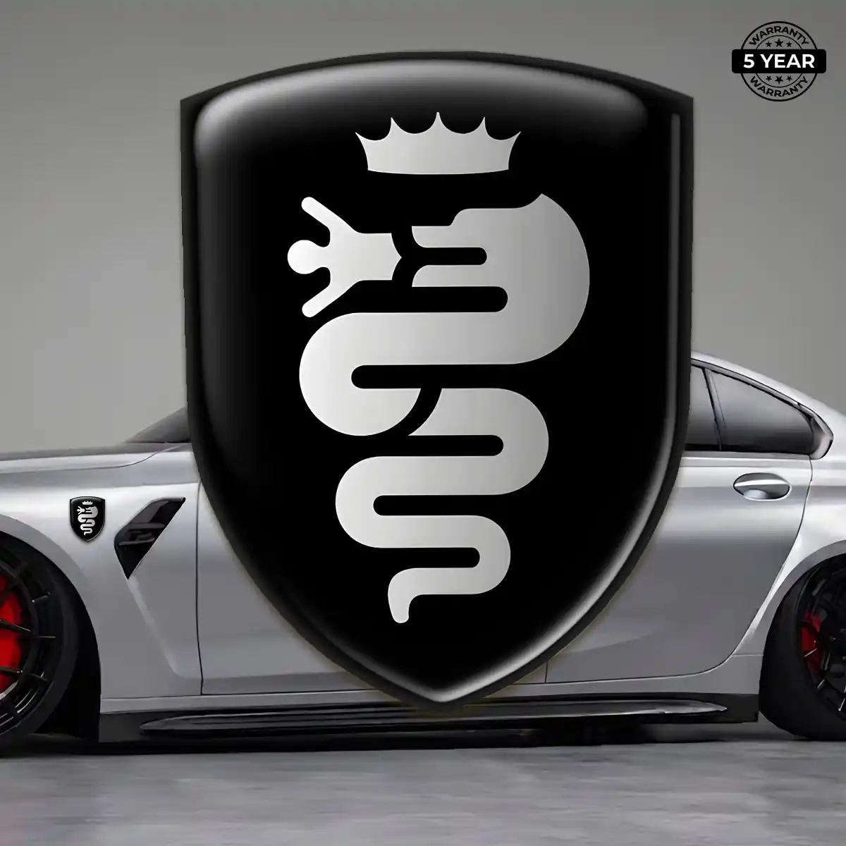 Alfa Romeo Emblem Refined Design
